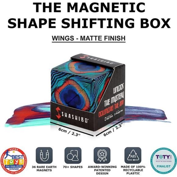 Shape Shifting Box -Award-Winning, Patented Fidget Cube w/ 36 Rare Earth Magnets - Picture 3 of 6